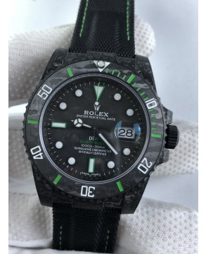 (할인판매/준비완료바로출고) VS공장 DIW 서브마리너 풀카본 나일론스트랩 그린