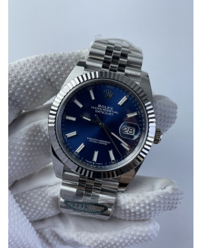 (준비완료/특급배송)NO.2339/클린공장 롤렉스 데이저스트 41MM 블루 바인덱스 쥬빌레 플루티드 3235