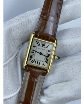 (준비완료/특급배송 )NO.2627/AF공장 까르띠에 탱크머스트 22미리 스몰사이즈 옐로우골드