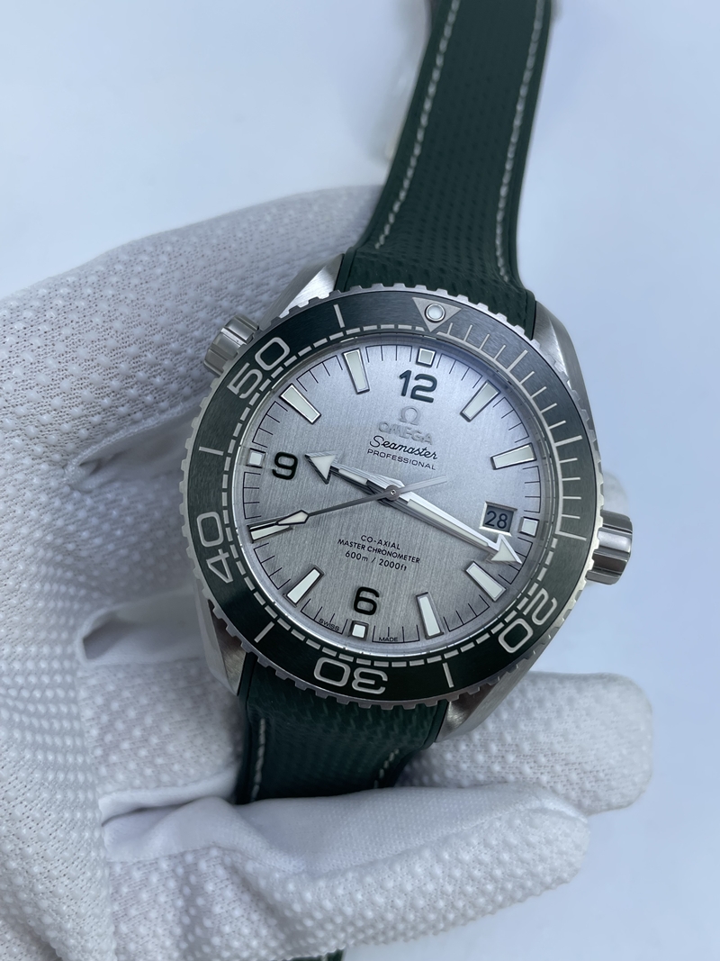 (준비완료/특급배송)NO.3069/VS공장 오메가 씨마스터 플래닛오션 43.5미리 화이트 그린베젤