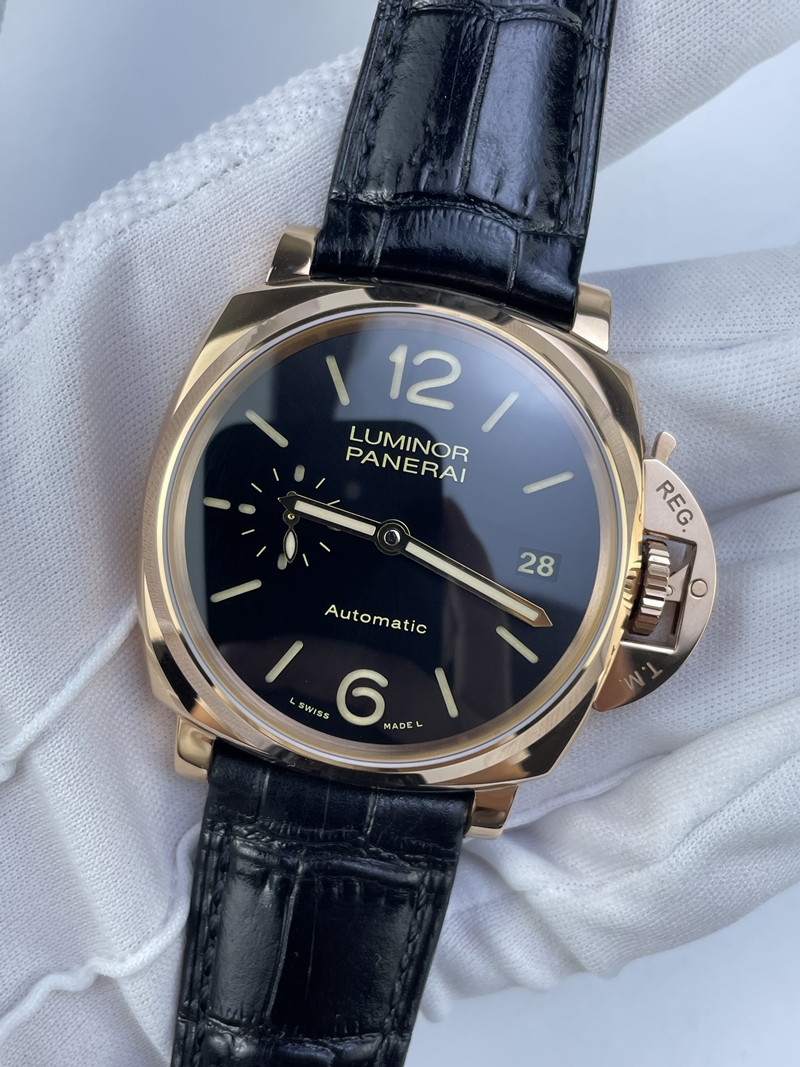 (준비완료/특급배송)NO.3240/VS공장 파네라이 PAM908 '복' 루미노르 두에 블랙 다이얼